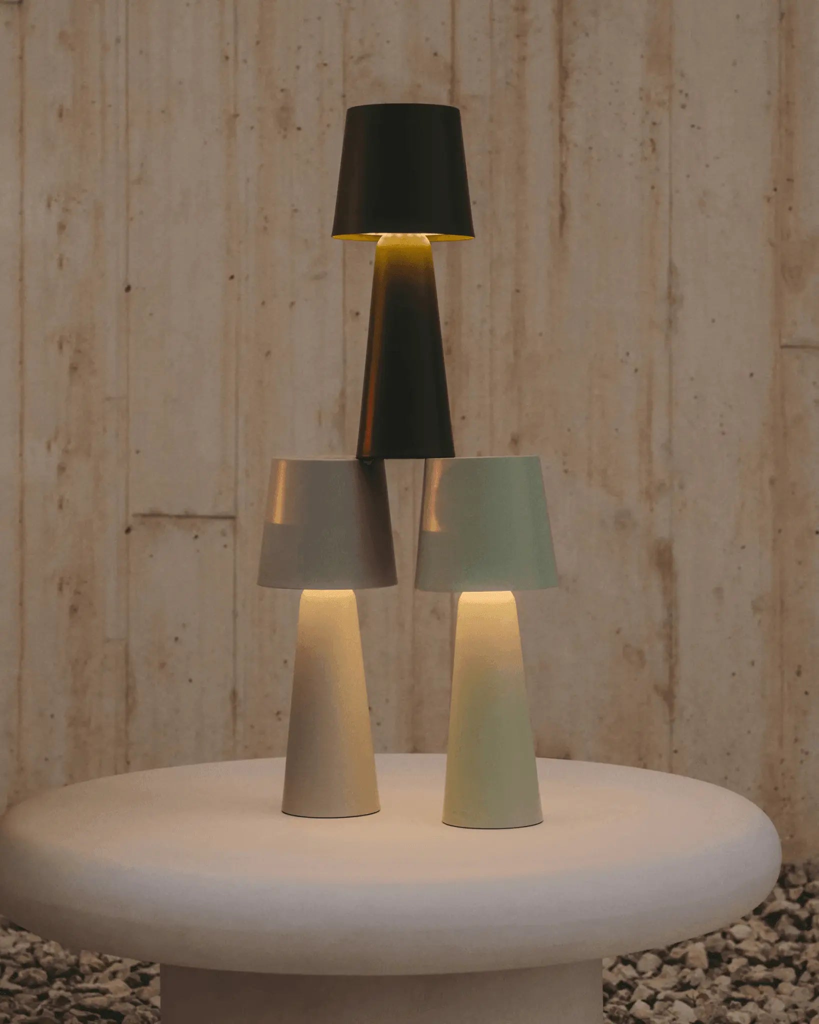 Lampa akumulatorowa zewnętrzna ARENYS zielony na taras i do ogrodu