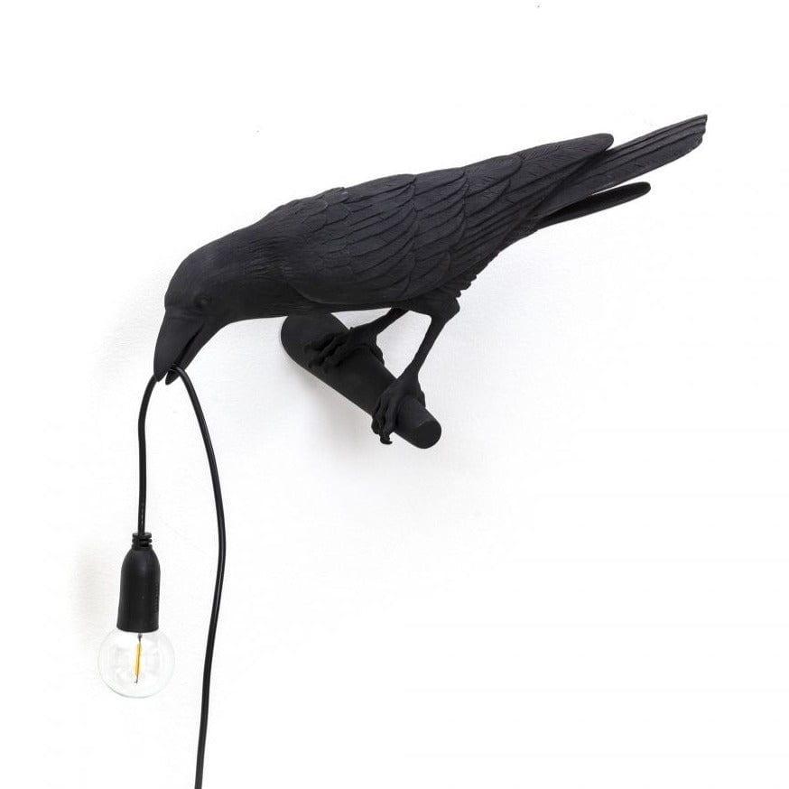 Lampa BIRD LOOKING LEFT czarny Seletti Eye on Design
