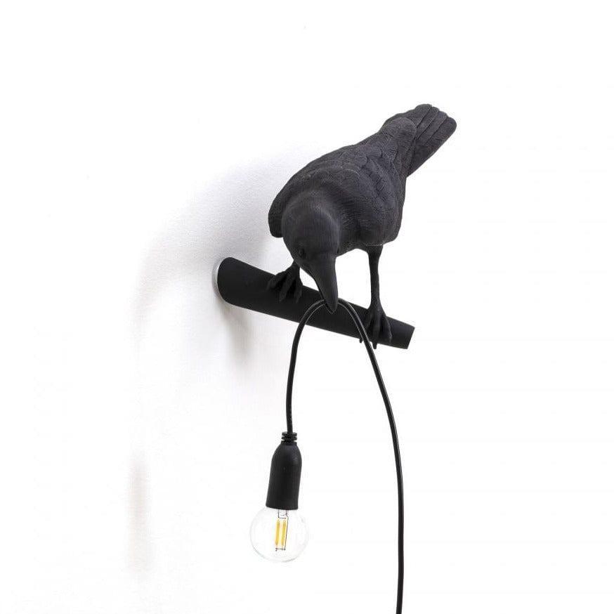 Lampa BIRD LOOKING LEFT czarny Seletti Eye on Design