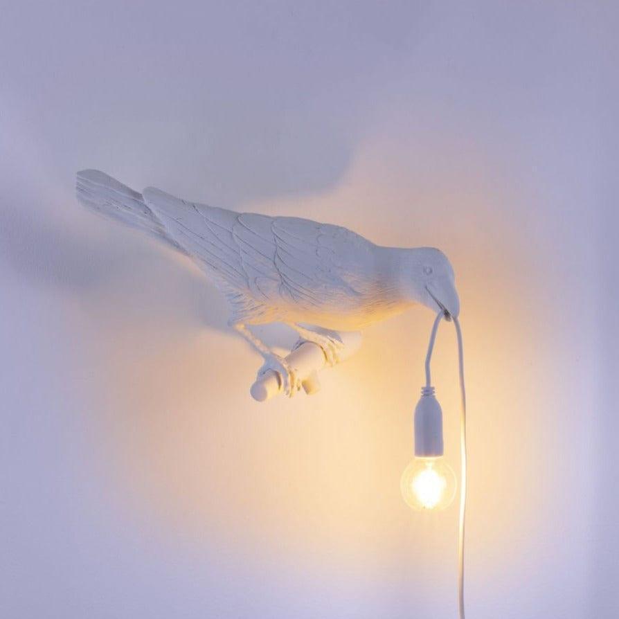 Lampa BIRD LOOKING RIGHT biały Seletti Eye on Design