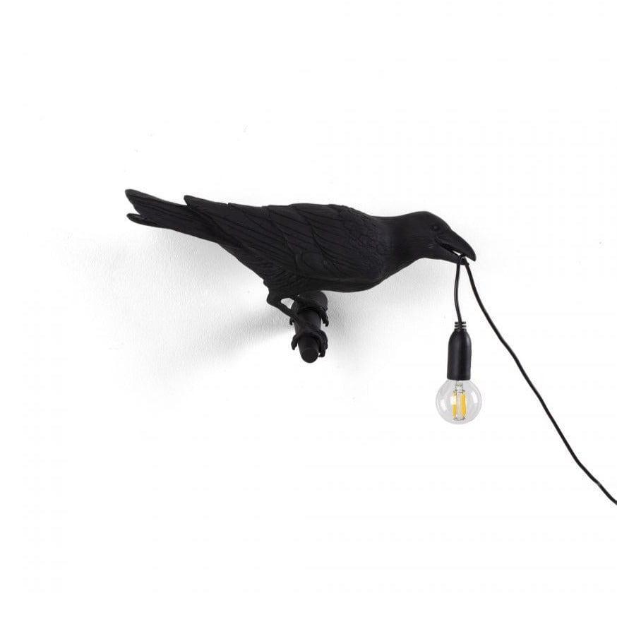 Lampa BIRD LOOKING RIGHT czarny Seletti Eye on Design