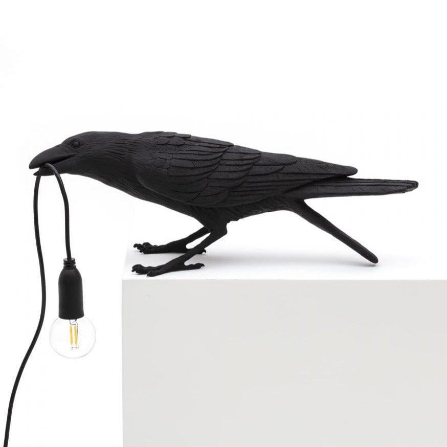 Lampa BIRD PLAYING czarny Seletti Eye on Design