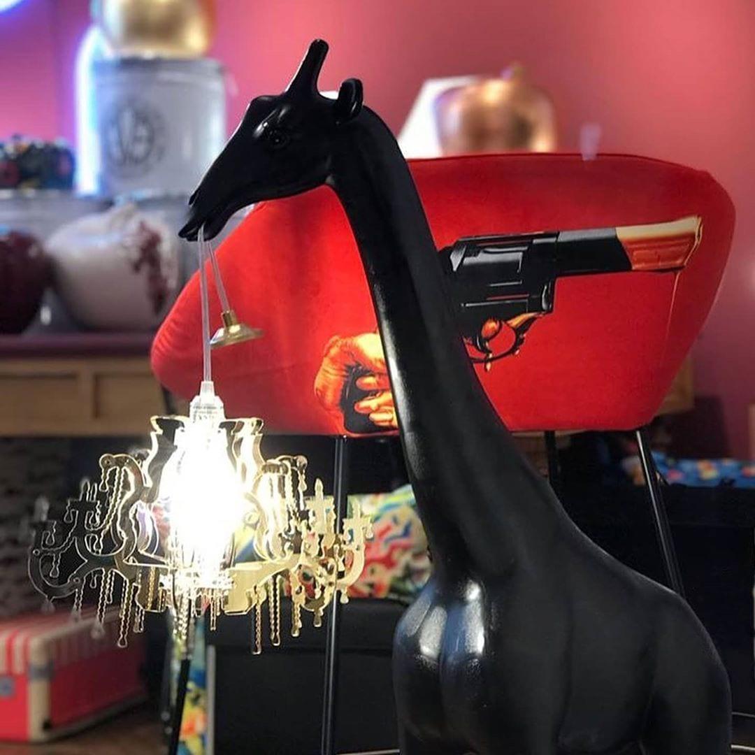 Lampa GIRAFFE IN LOVE XS czarny Qeeboo Eye on Design