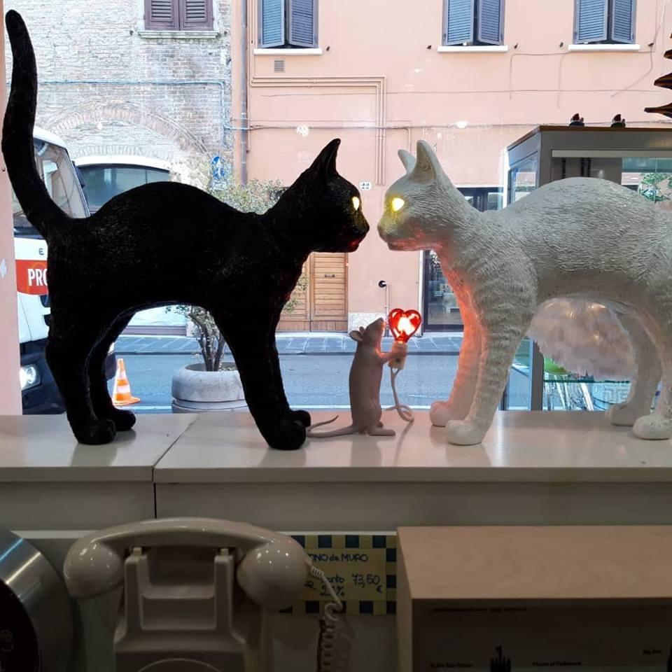 Lampa JOBBY THE CAT czarny Seletti Eye on Design