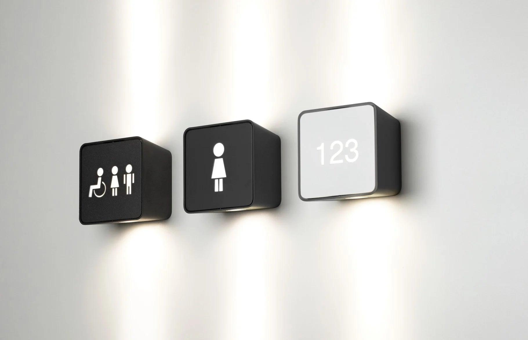 Lampa kwadratowa ścienna zewnętrzna LAB brązowy Marset Eye on Design