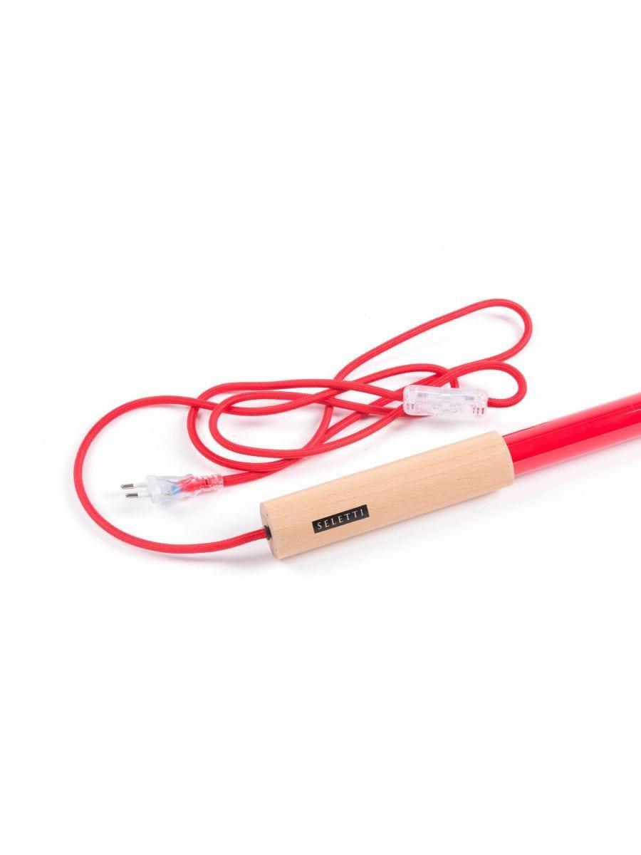 Lampa LED LINEA czerwony Seletti Eye on Design