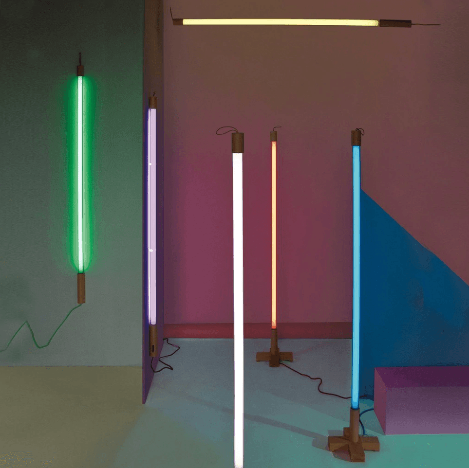 Lampa LED LINEA niebieski Seletti Eye on Design