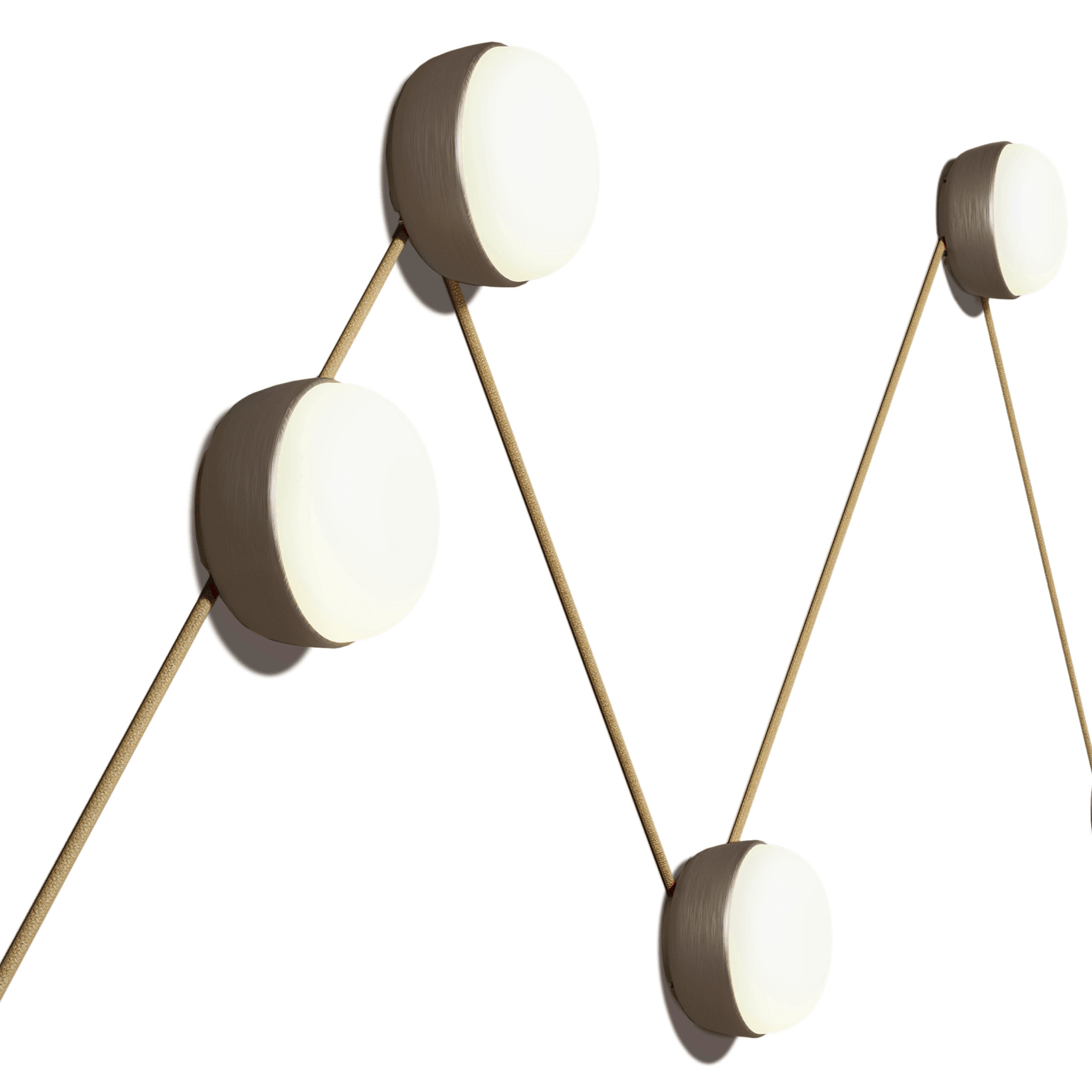 Lampa modułowa KIKI CONNECT szczotkowany brąz Contardi Eye on Design