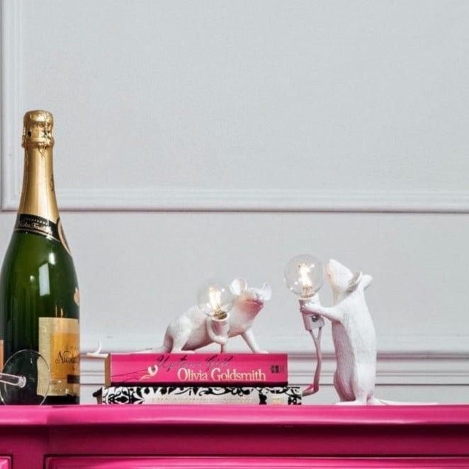 Lampa MOUSE LOP biały Seletti Eye on Design