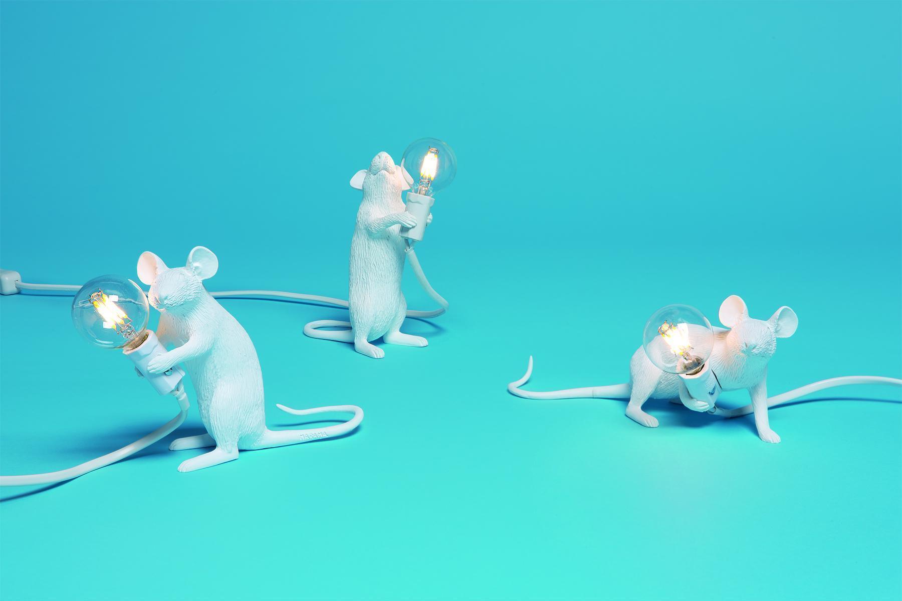 Lampa MOUSE STEP biały Seletti Eye on Design