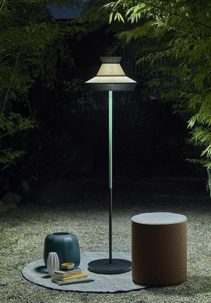 Lampa podłogowa CALYPSO GUADALOUPE czarno-biały Contardi Eye on Design