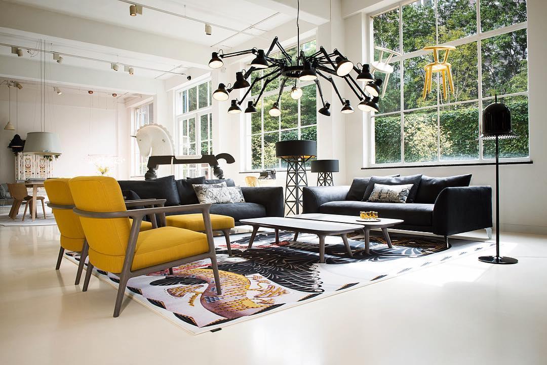 Lampa podłogowa CONSTRUCTION czarny – Moooi