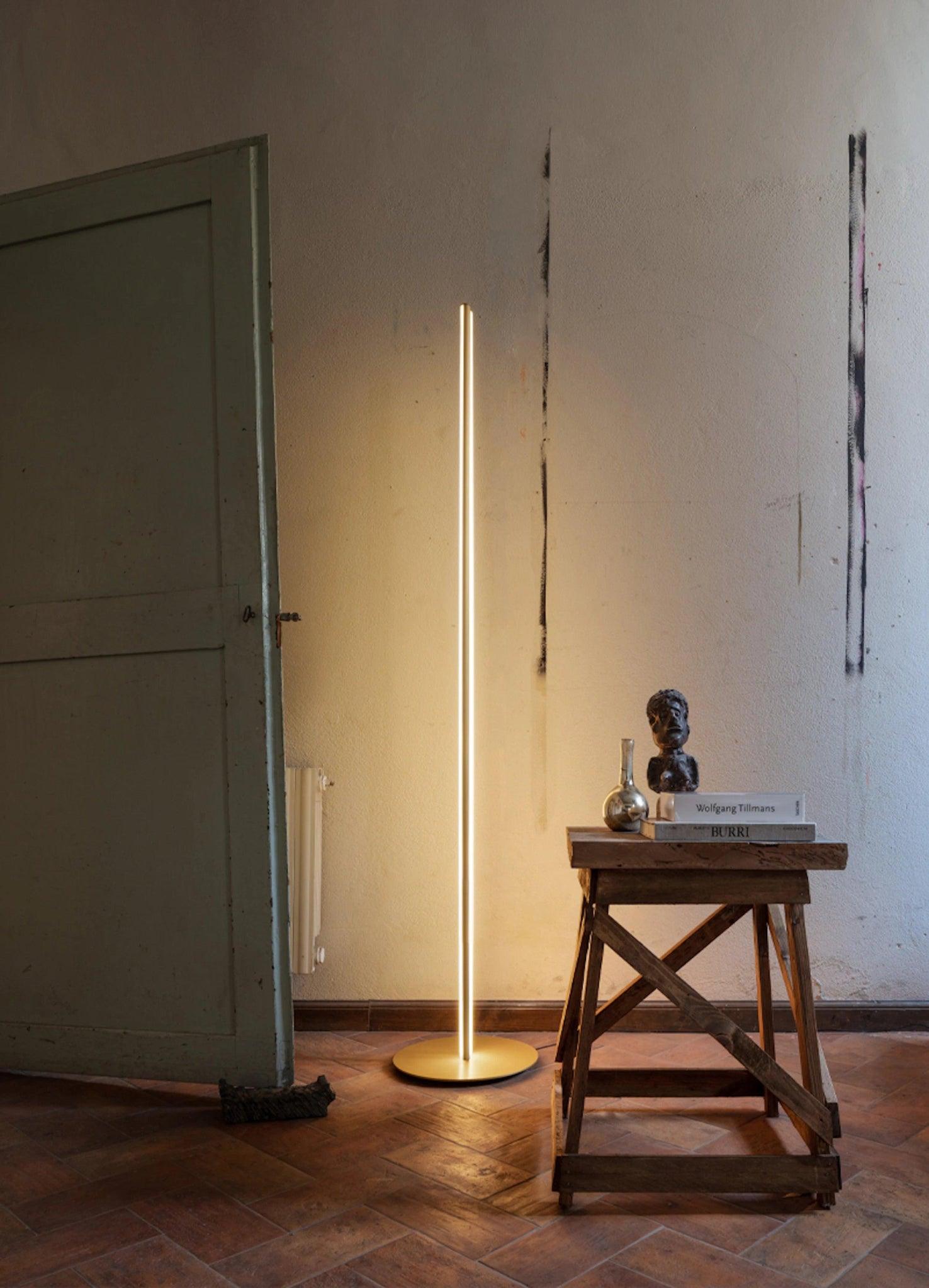 Lampa podłogowa COORDINATES szampański, marka Flos