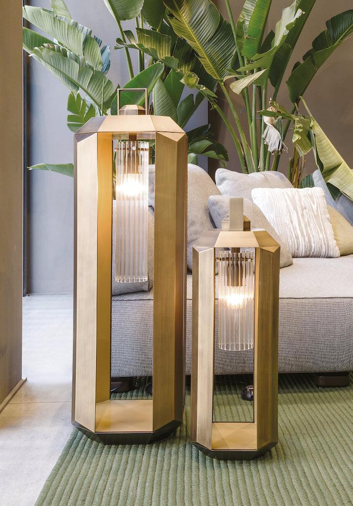 Lampa podłogowa CUBE złoty Contardi Eye on Design