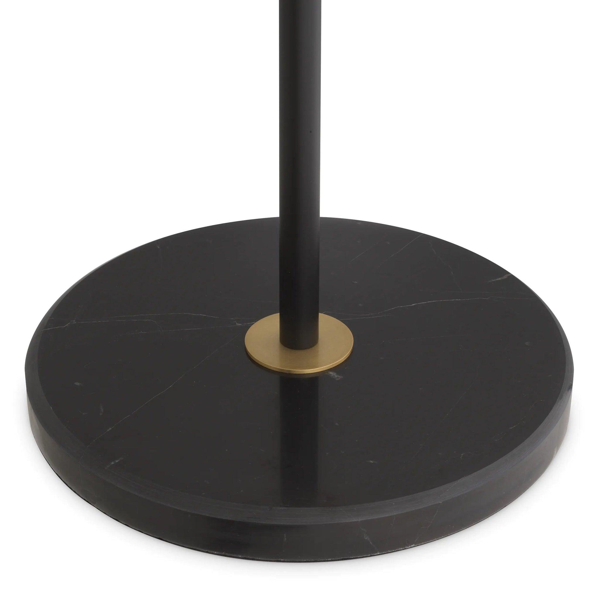 Lampa podłogowa DINO czarny z mosiężnym wykończeniem Eichholtz Eye on Design