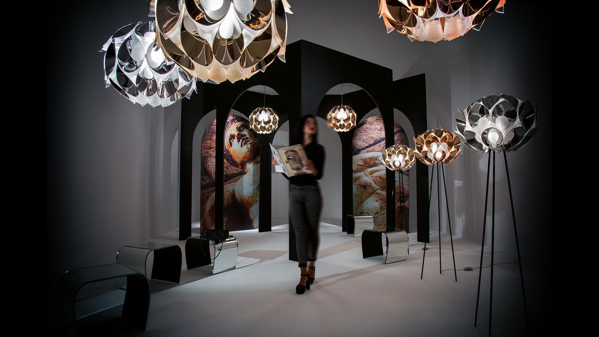 Lampa podłogowa FLORA miedziany SLAMP Eye on Design