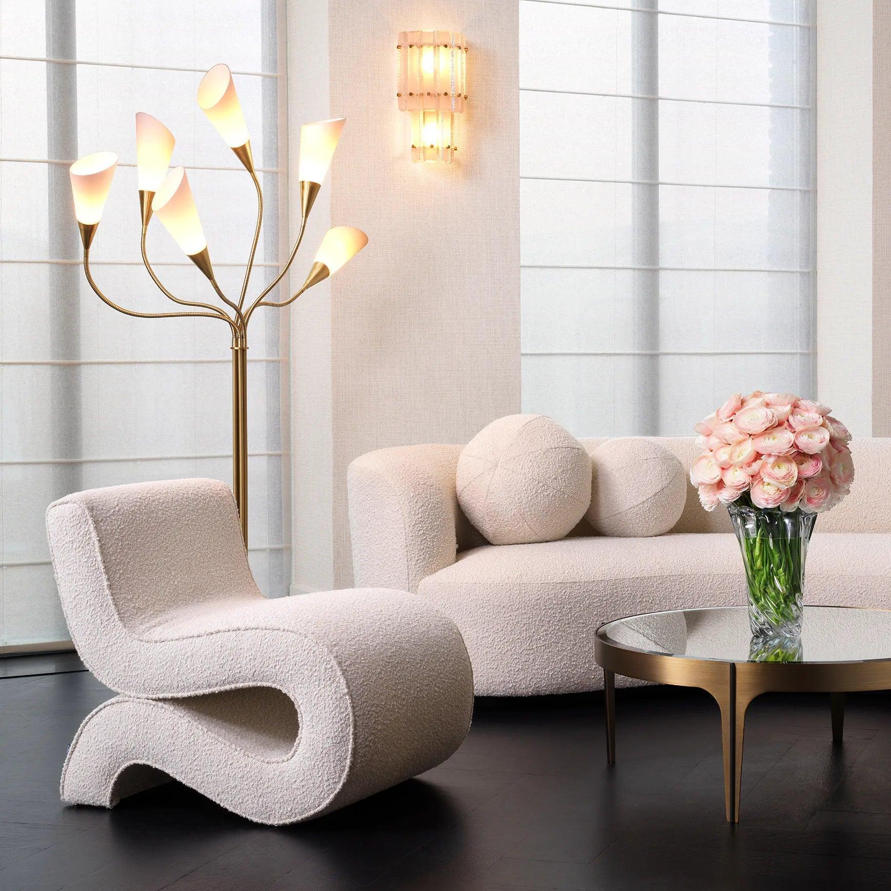 Lampa podłogowa GAGNON mosiężny Eichholtz Eye on Design