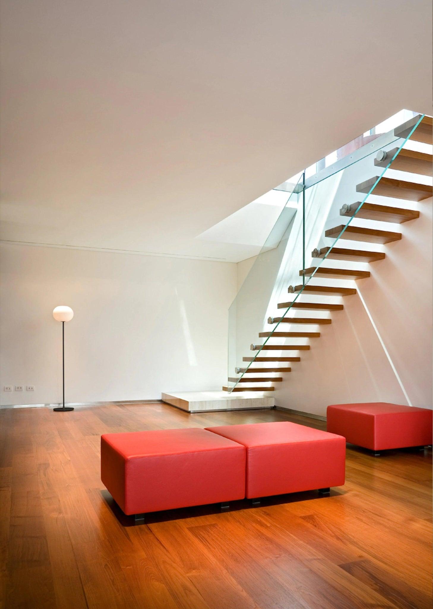 Lampa podłogowa GLO-BALL czarny matowy Flos Eye on Design