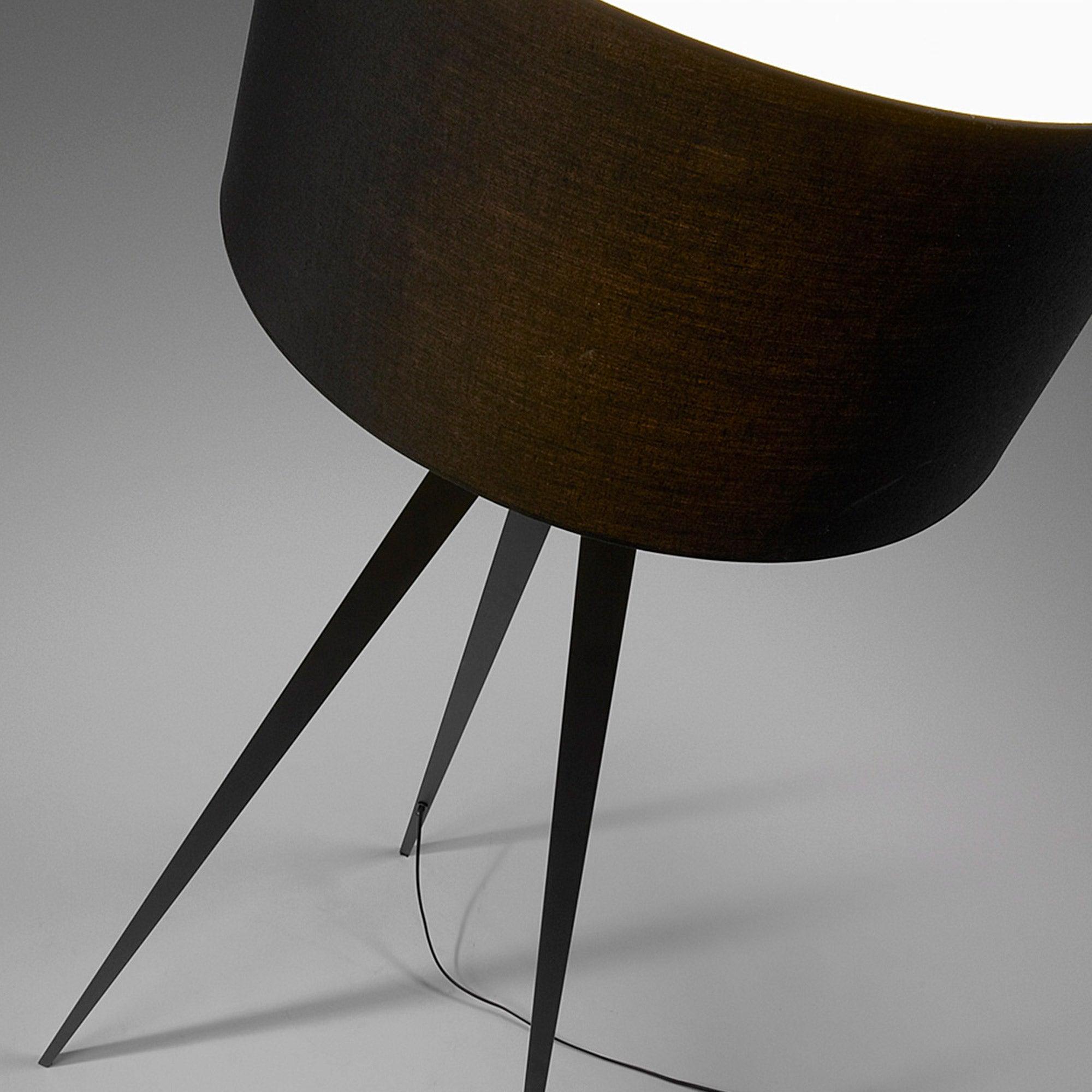 Lampa podłogowa IGUAZU czarny La Forma Eye on Design