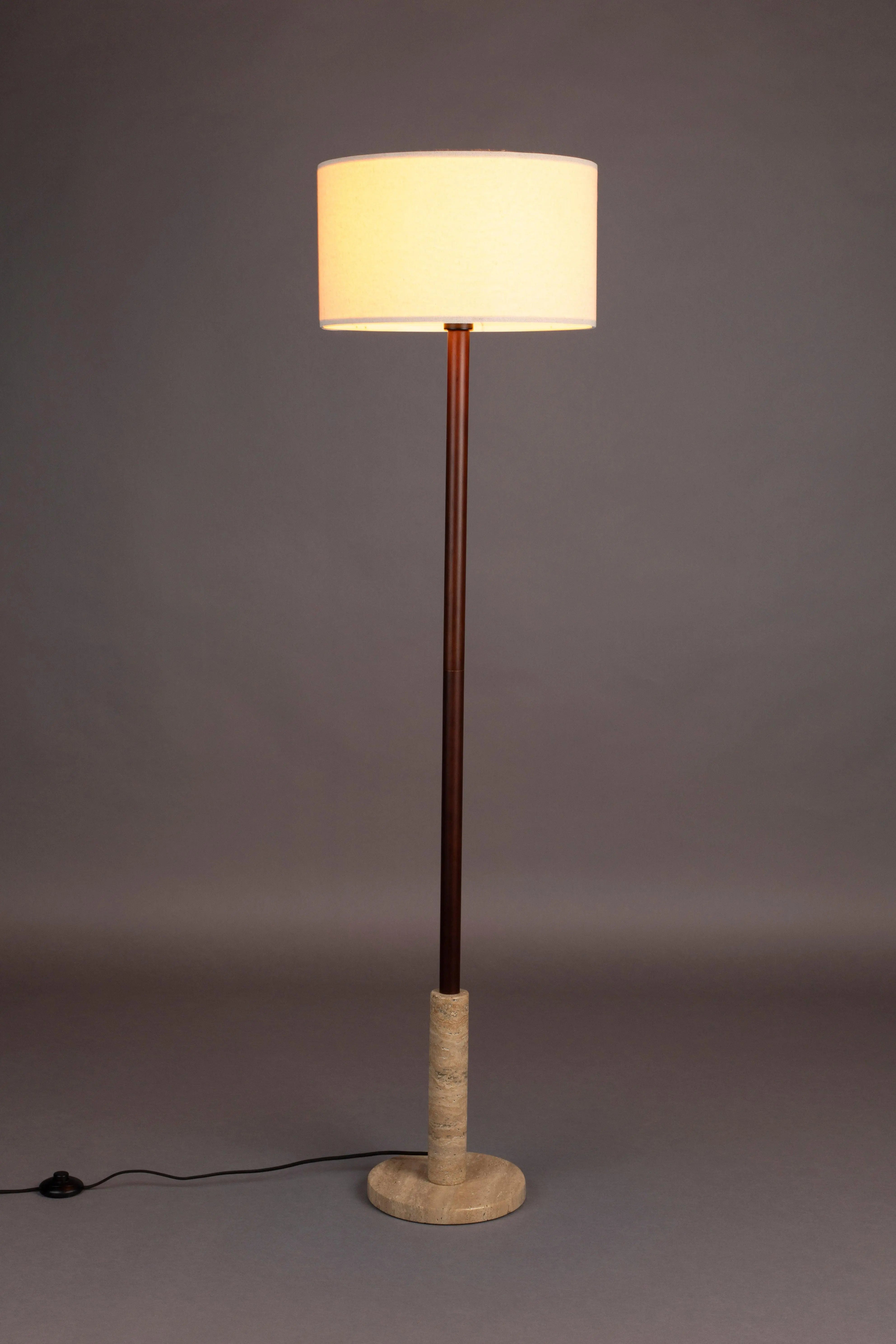 Lampa podłogowa JACKSON trawertyn – styl vintage