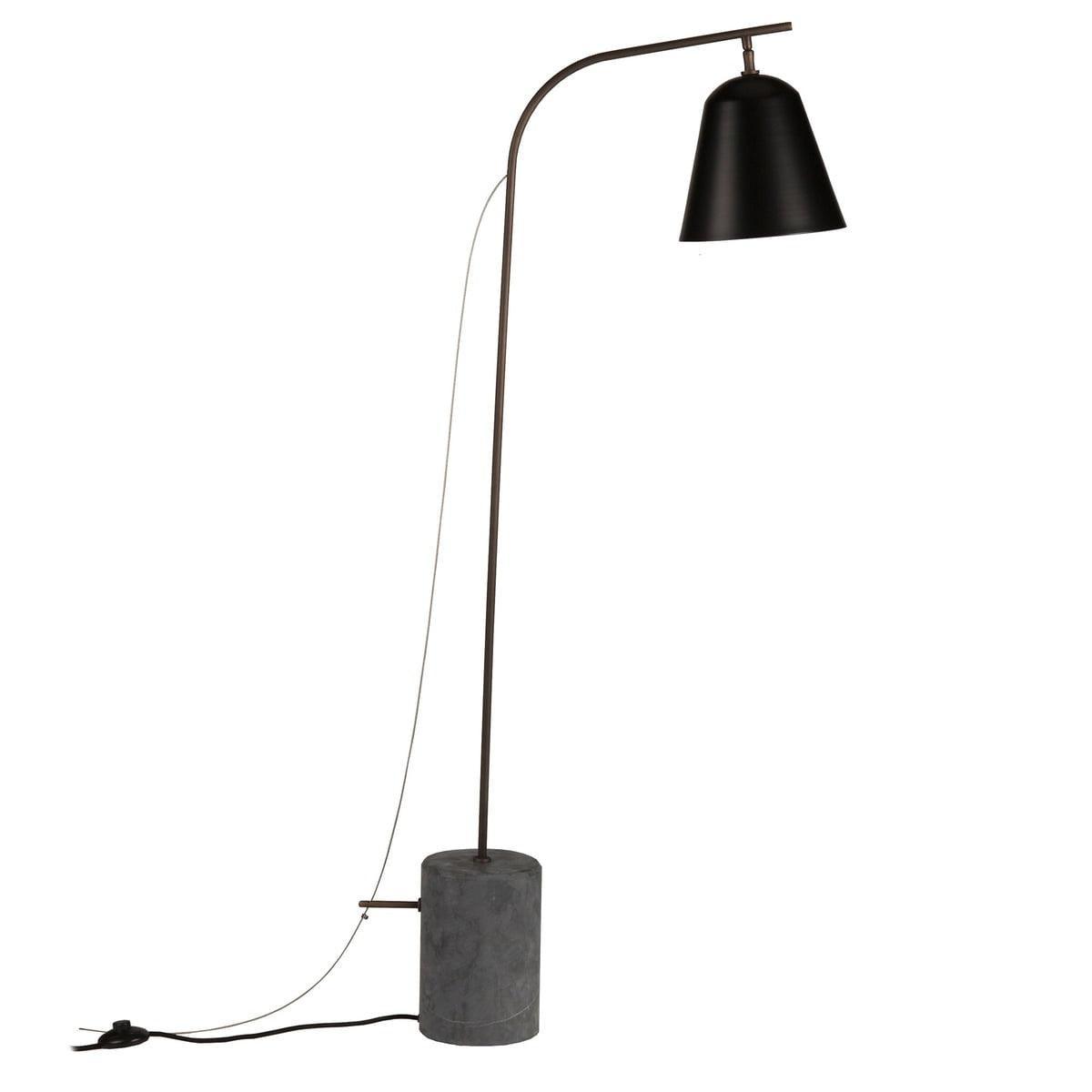Lampa podłogowa LINE ONE czarny marmur NORR11 Eye on Design