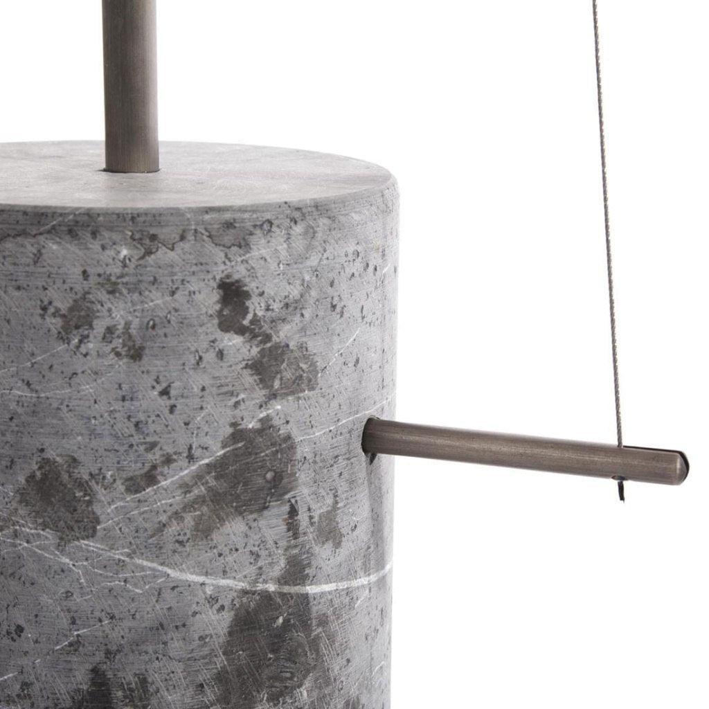 Lampa podłogowa LINE TWO szary marmur NORR11 Eye on Design