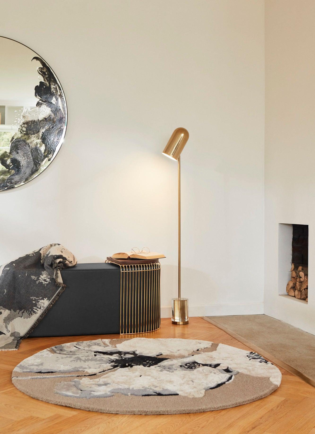 Lampa podłogowa LUCEO złoty AYTM Eye on Design