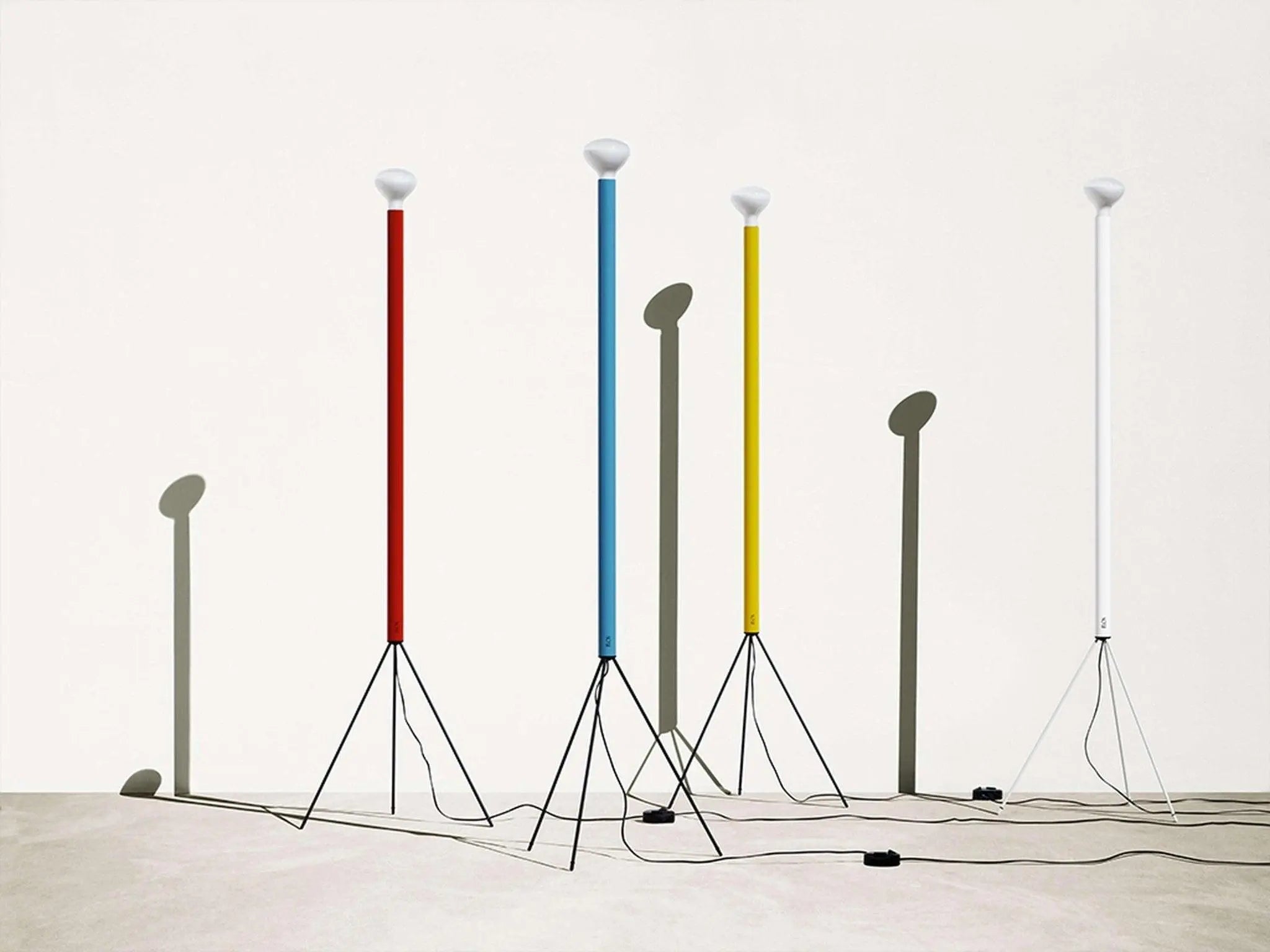 Lampa stojąca LUMINATOR czerwony – Flos