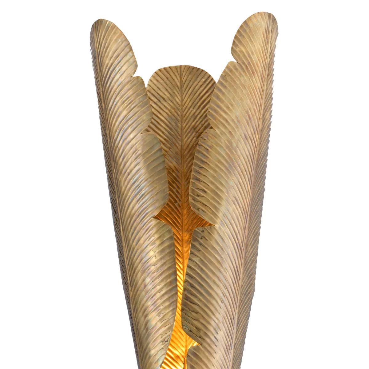 Lampa podłogowa PLANTAIN mosiężny Eichholtz Eye on Design