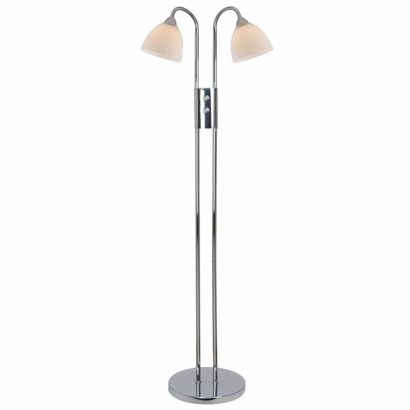Lampa podłogowa podwójna RAY srebrny Nordlux 164 cm Eye on Design