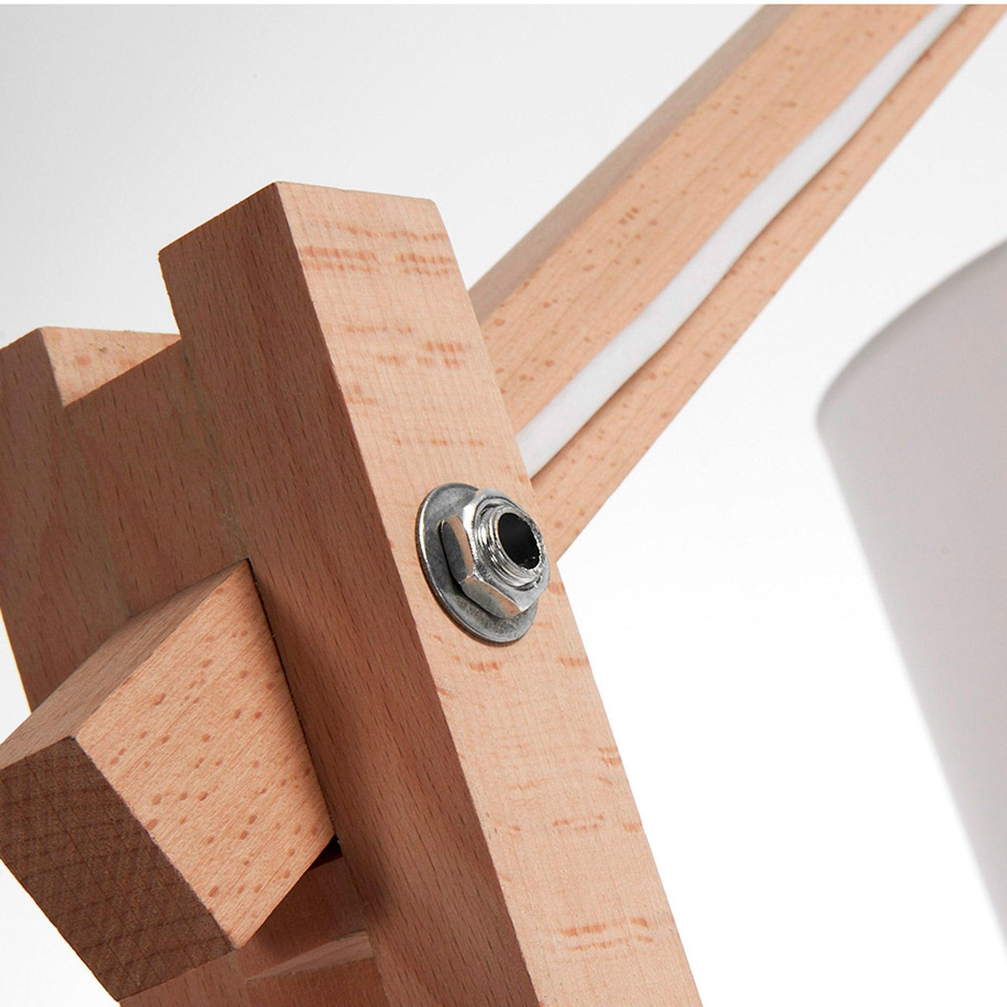 Lampa podłogowa RIAZ lite drewno bukowe La Forma Eye on Design