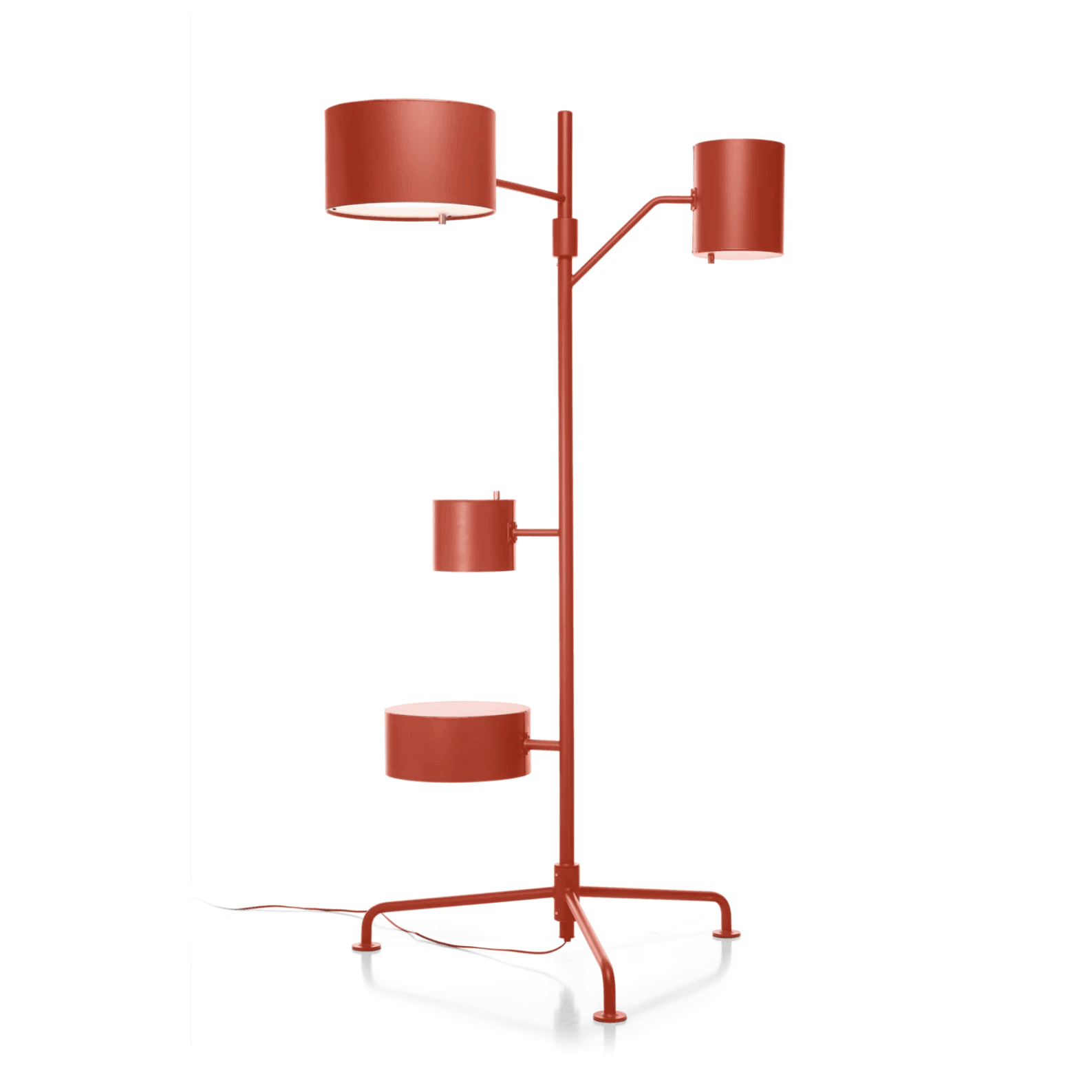 Lampa podłogowa STATISTOCRAT cynobrowy – Moooi