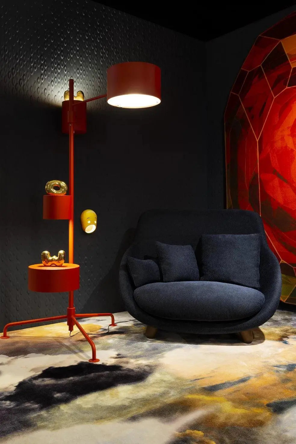 Lampa stojąca STATISTOCRAT srebrny – Moooi