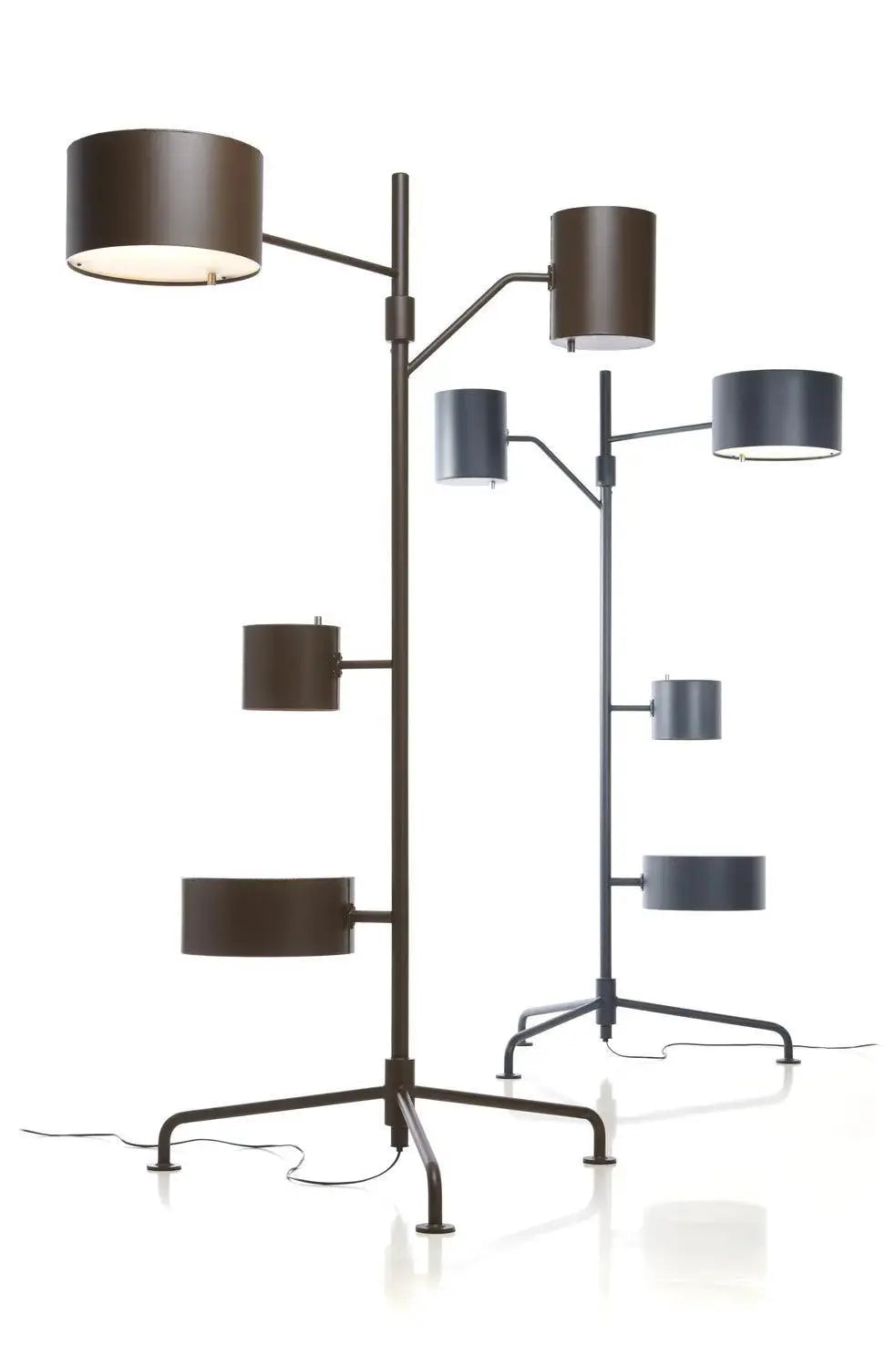 Lampa stojąca STATISTOCRAT żelazny szary – Moooi