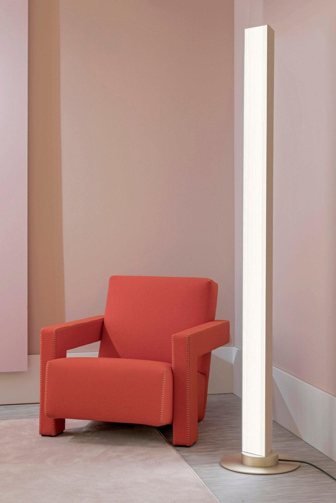 Lampa podłogowa STICK satynowy złoty Contardi Eye on Design