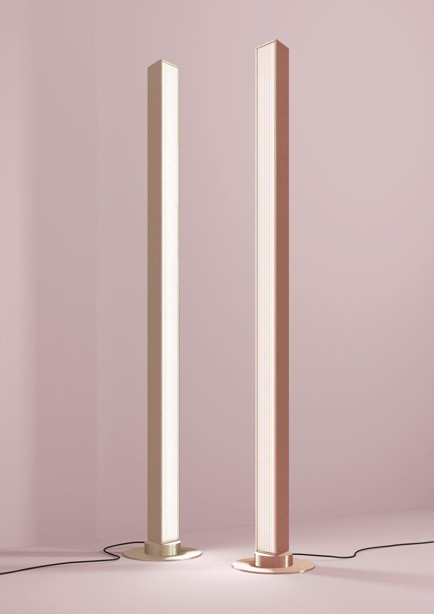 Lampa podłogowa STICK satynowy złoty Contardi Eye on Design