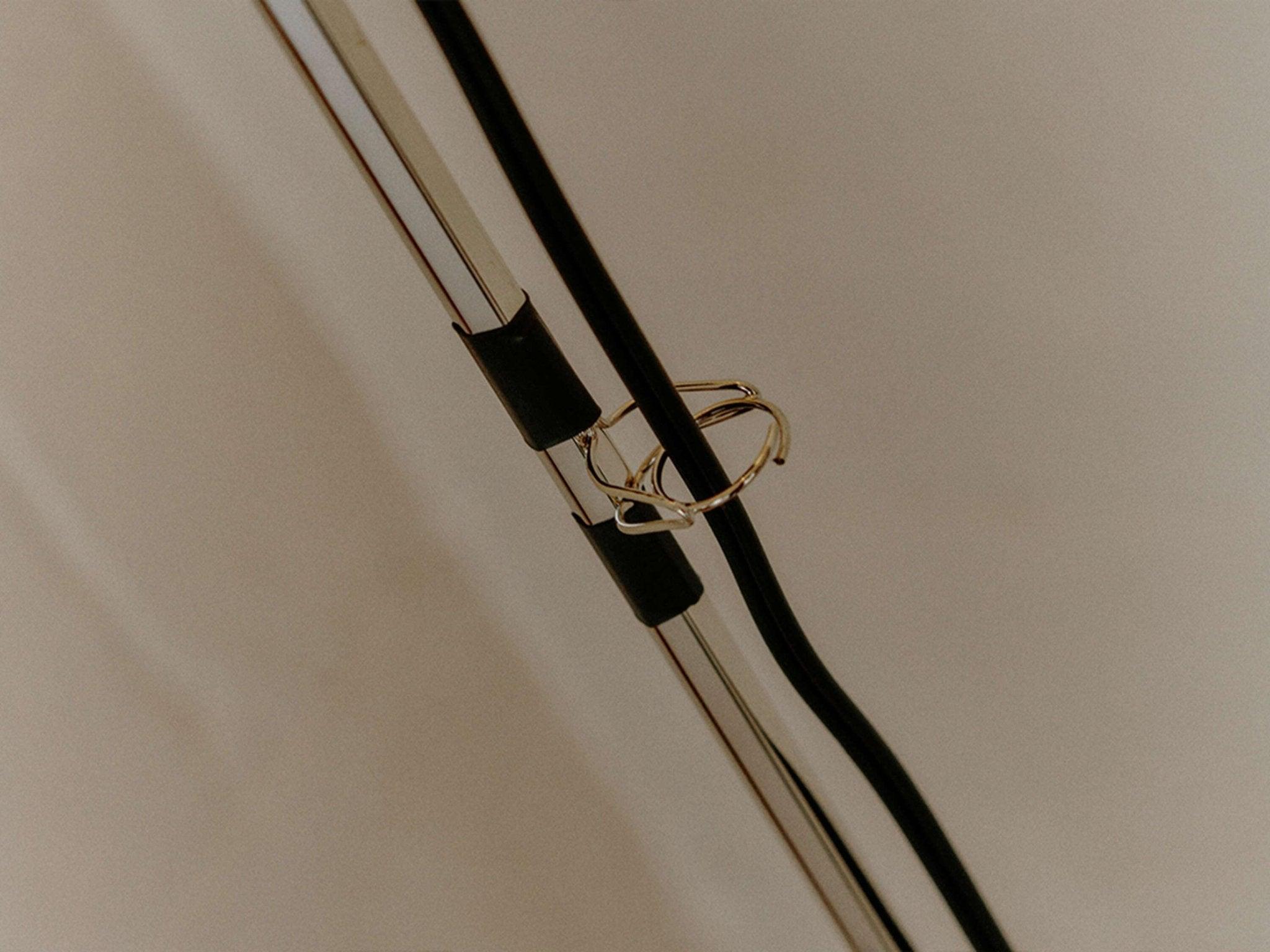 Lampa podłogowa TOIO czarny matowy – metal, Flos