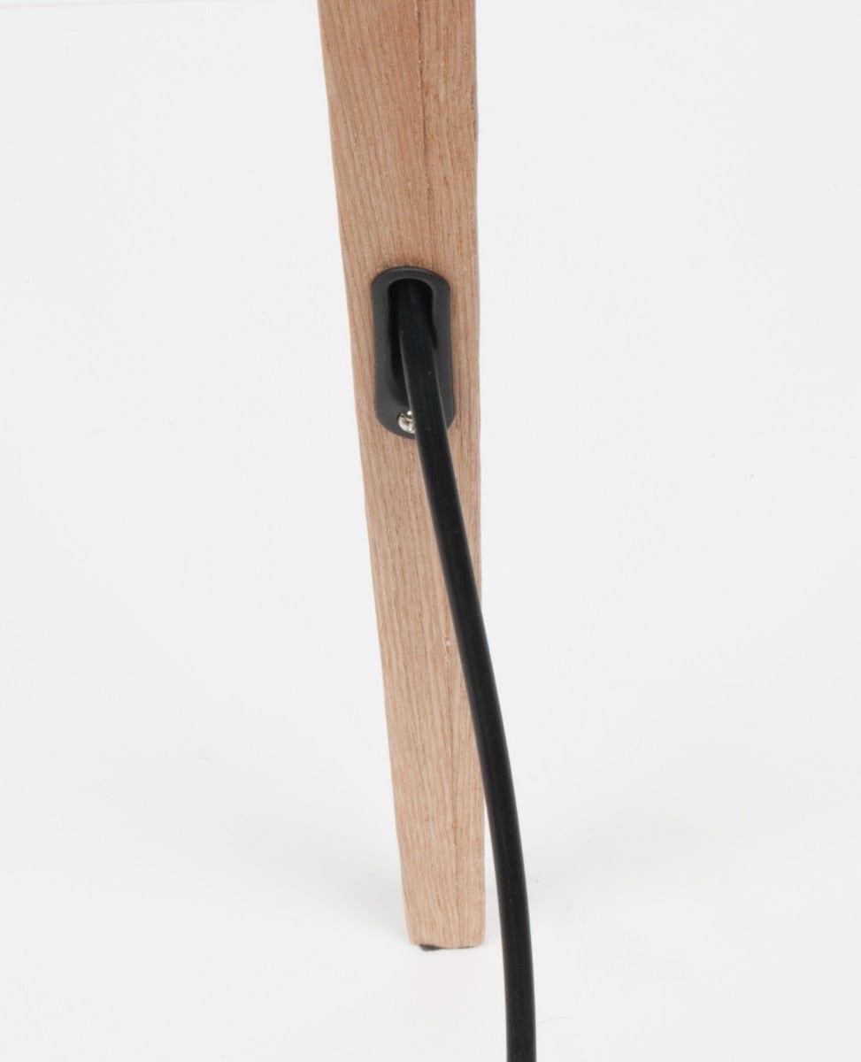 Lampa podłogowa TRIPOD WOOD czarny Zuiver Eye on Design