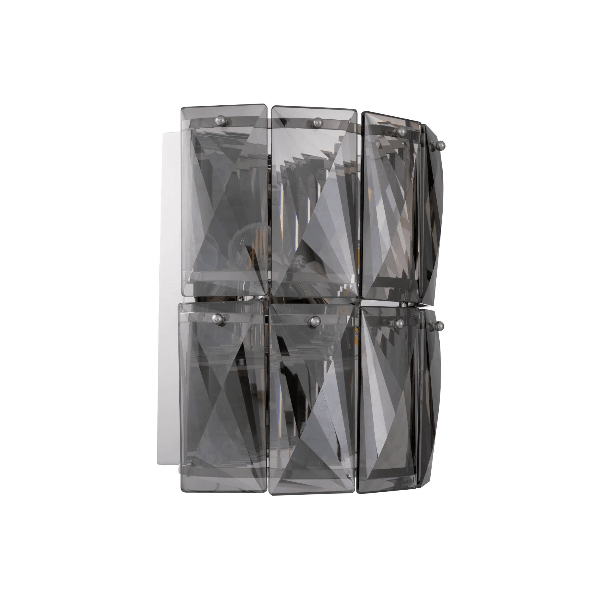 Lampa ścienna AMAZONE szkło kryształowe dymione Eichholtz Eye on Design