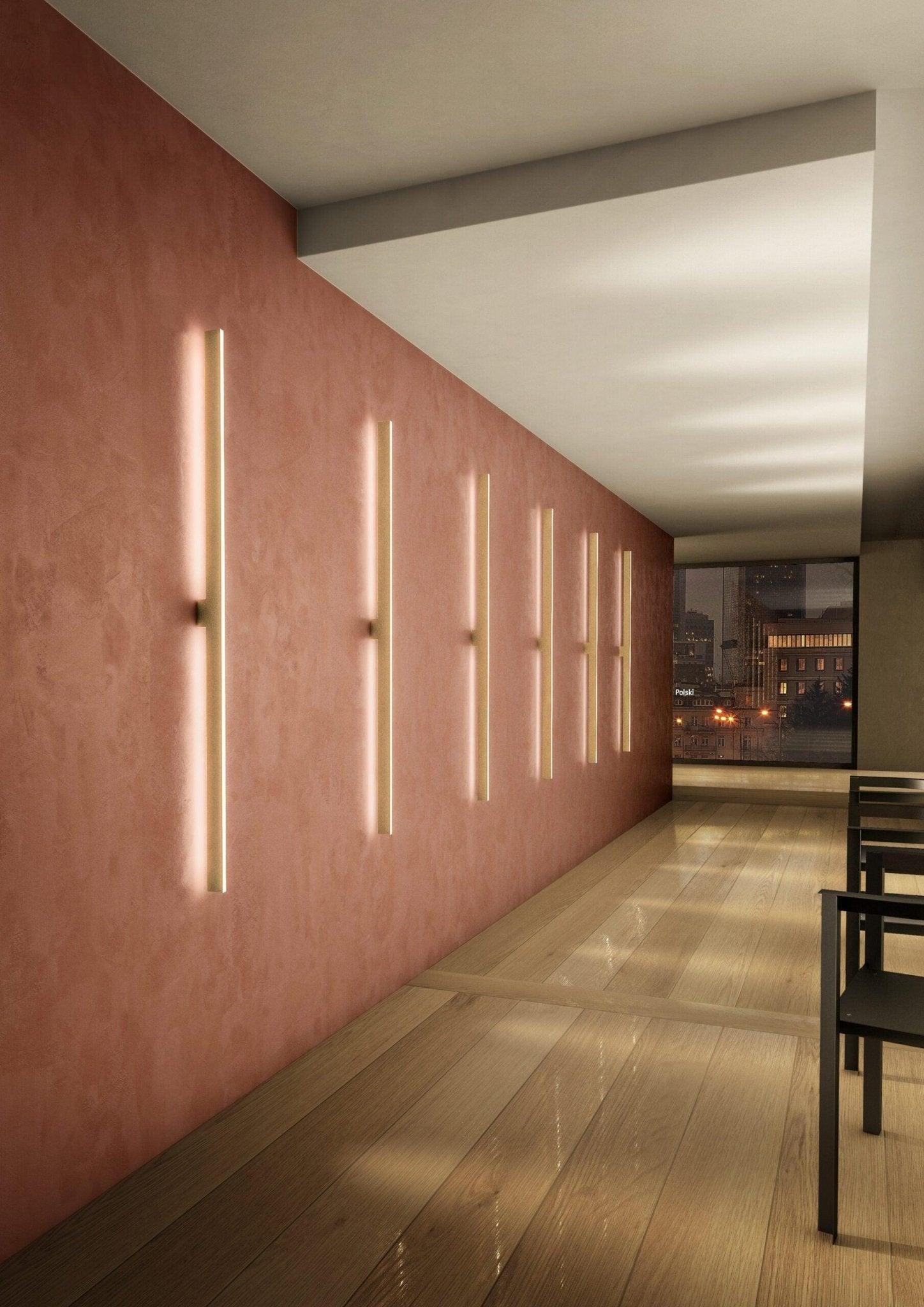 Lampa ścienna FLY satynowy złoty Contardi Eye on Design