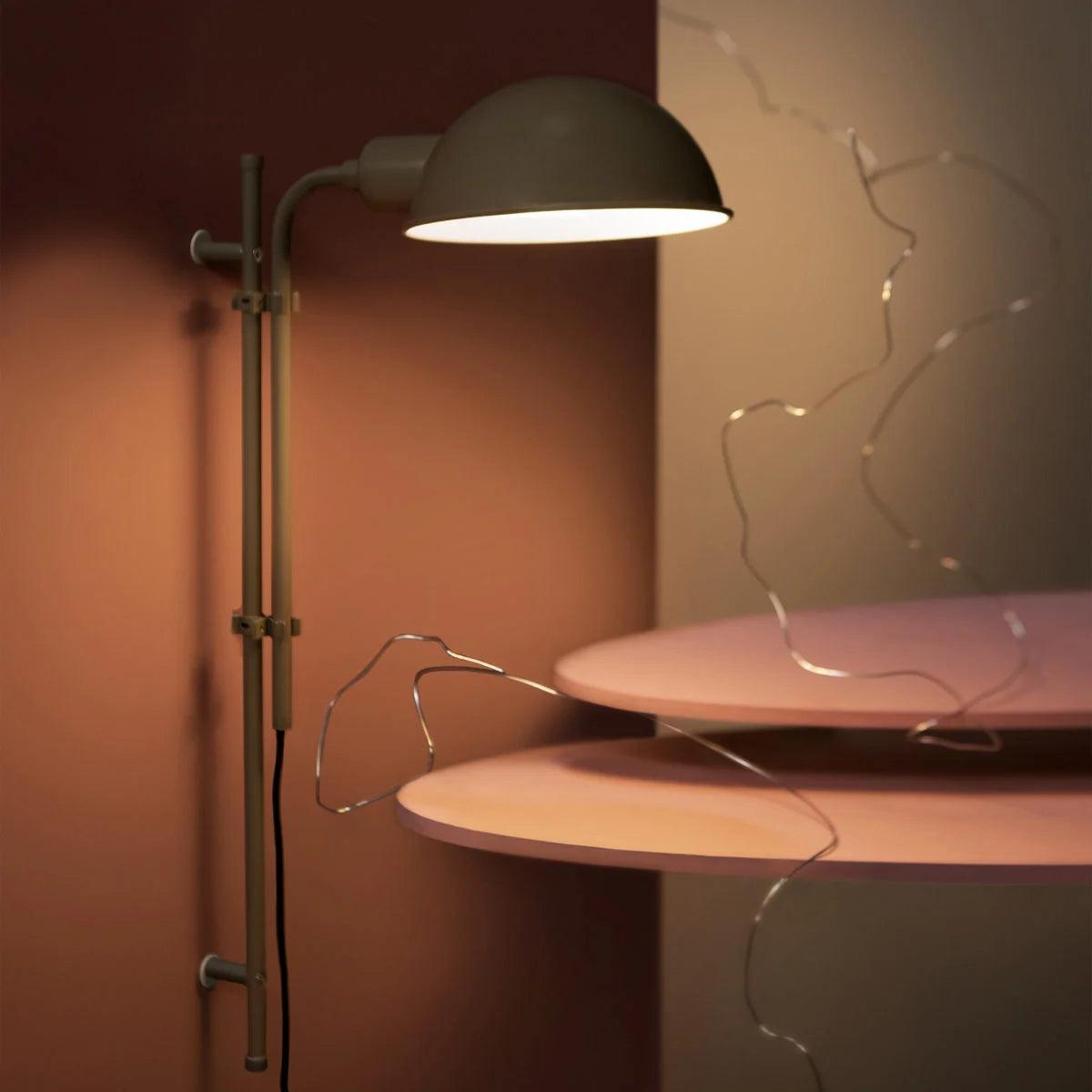 Lampa ścienna FUNICULI zielony Marset Eye on Design