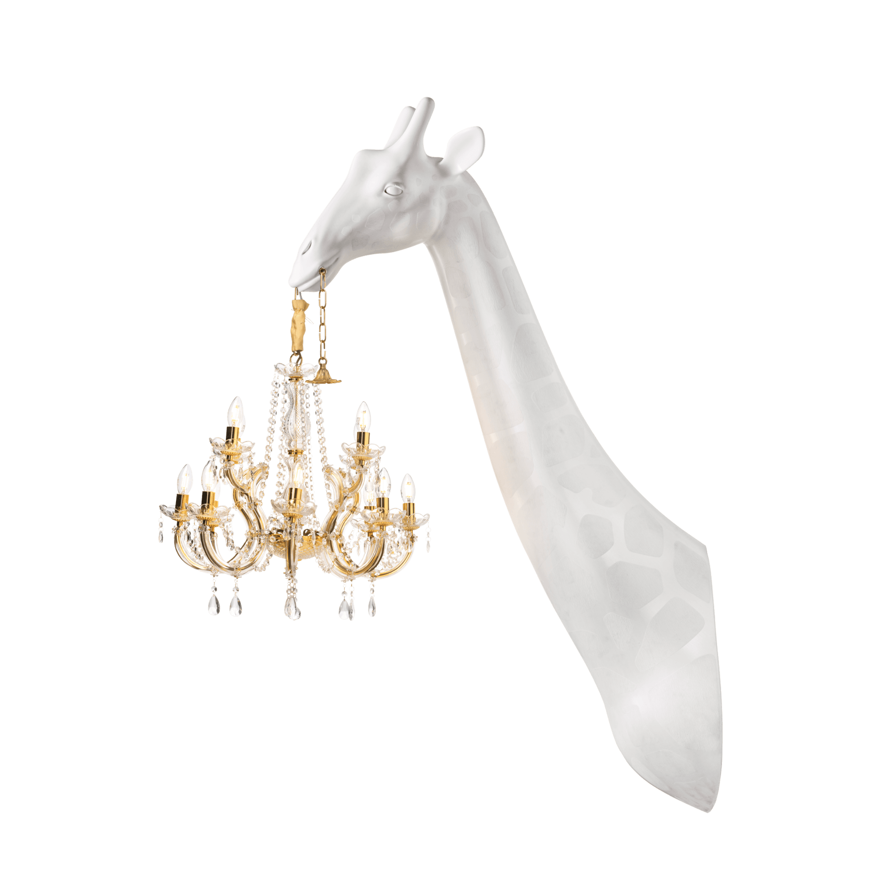 Lampa ścienna GIRAFFE IN LOVE biała Qeeboo Eye on Design