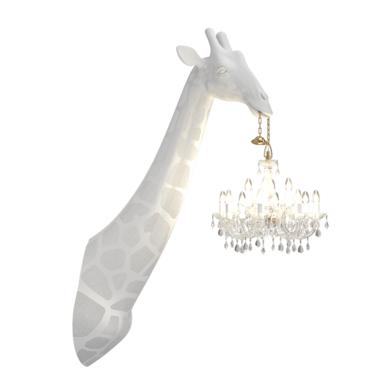 Lampa ścienna GIRAFFE IN LOVE biała Qeeboo Eye on Design