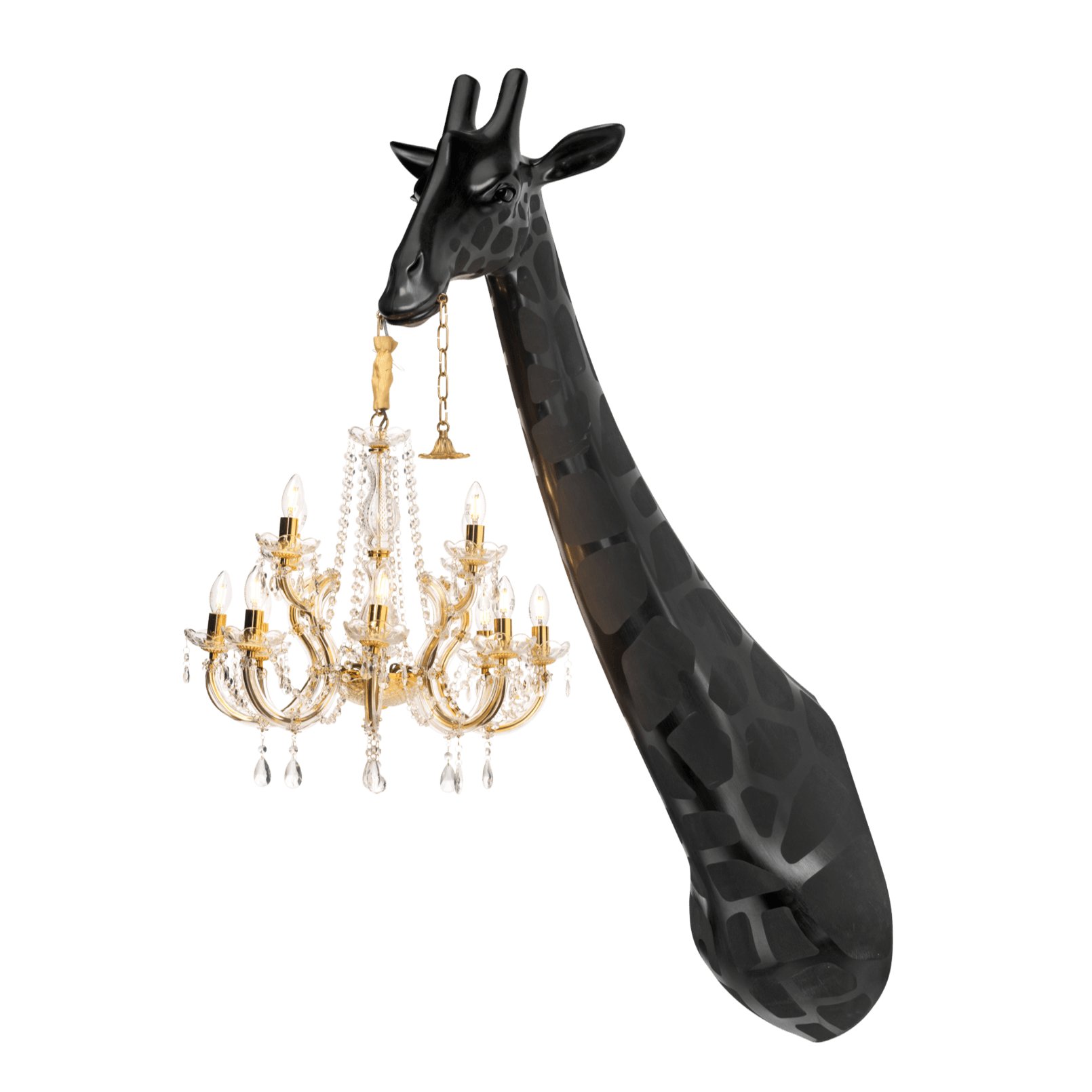 Lampa ścienna GIRAFFE IN LOVE czarna Qeeboo Eye on Design