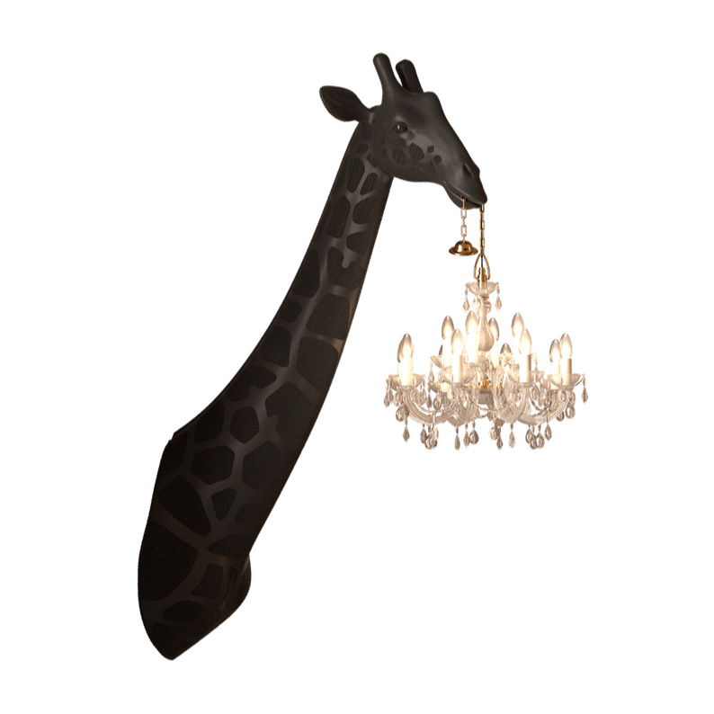 Lampa ścienna GIRAFFE IN LOVE czarna Qeeboo Eye on Design