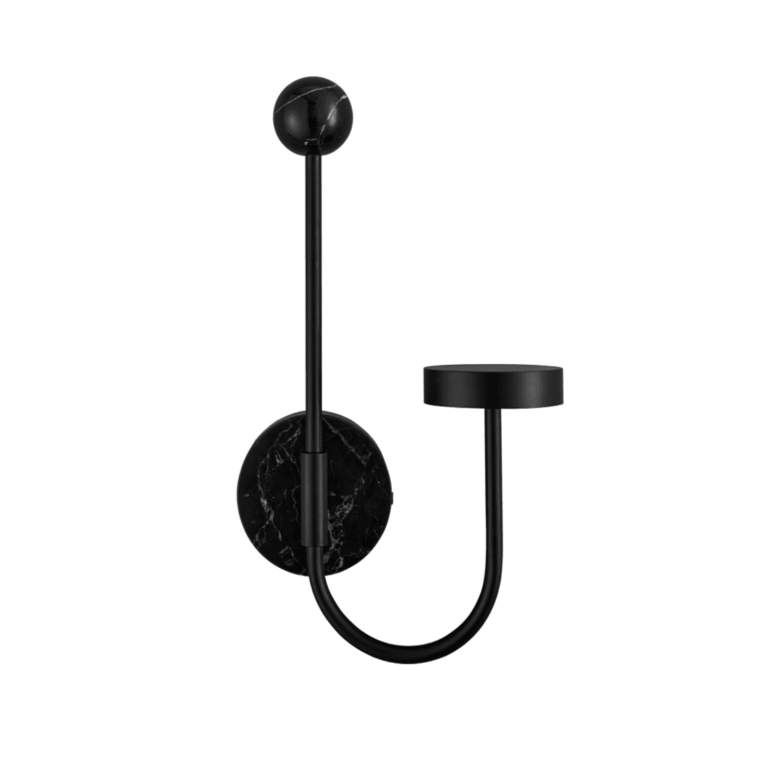 Lampa ścienna GRASIL czarny marmur AYTM Eye on Design