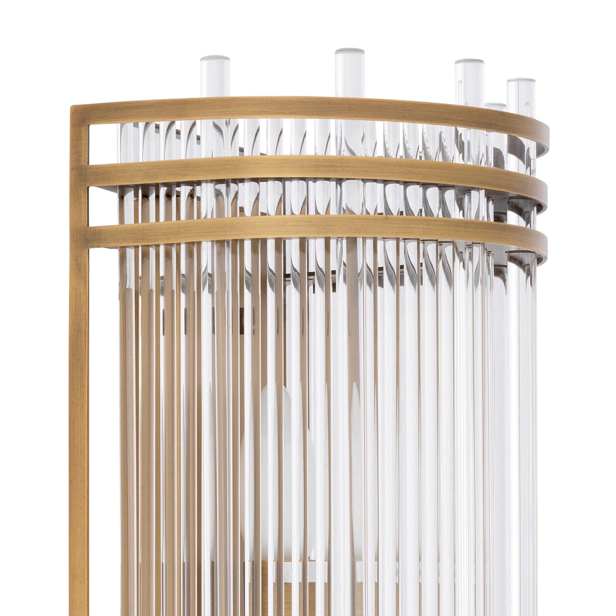 Lampa ścienna GULF postarzany mosiądz Eichholtz Eye on Design