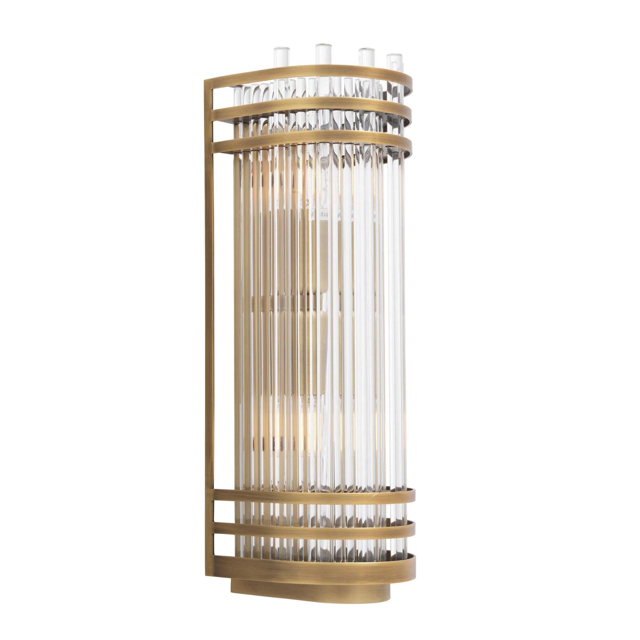 Lampa ścienna GULF postarzany mosiądz Eichholtz 53.5 cm Eye on Design