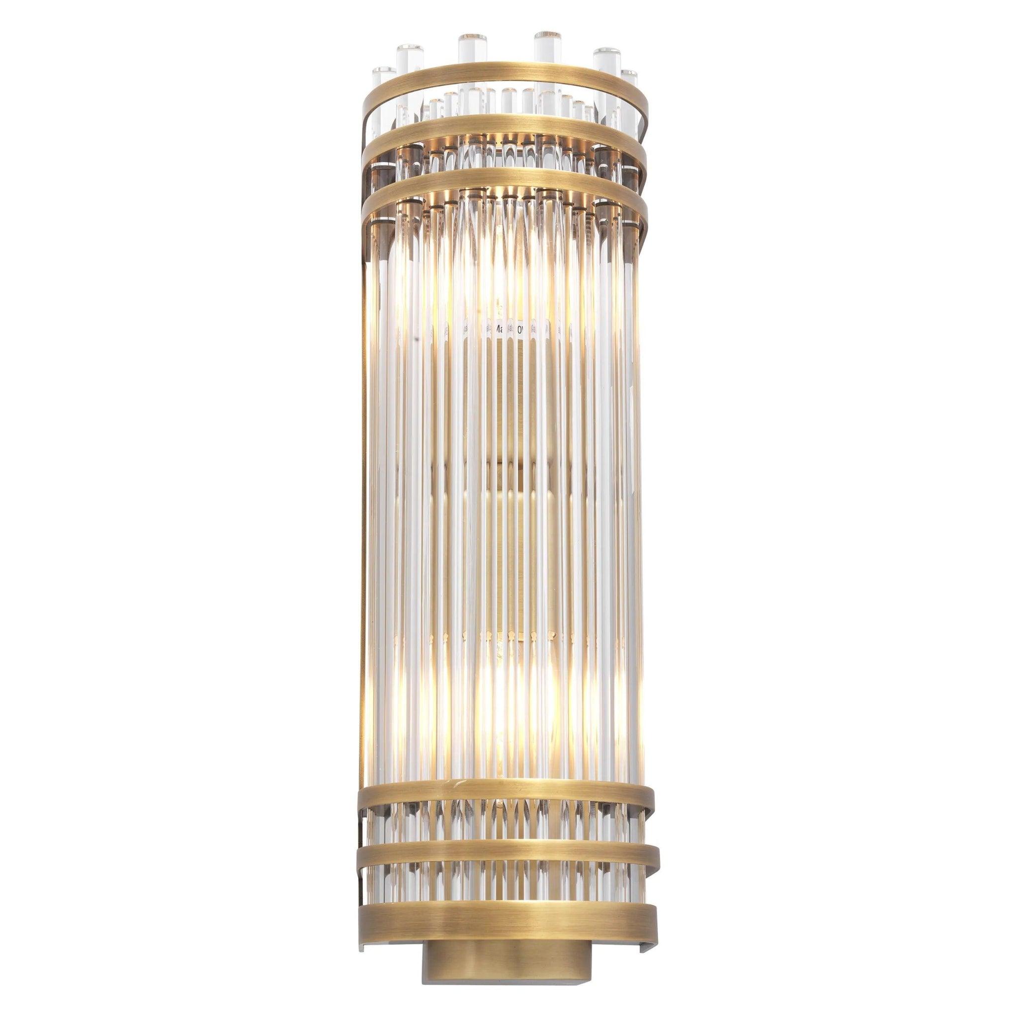 Lampa ścienna GULF postarzany mosiądz Eichholtz Eye on Design