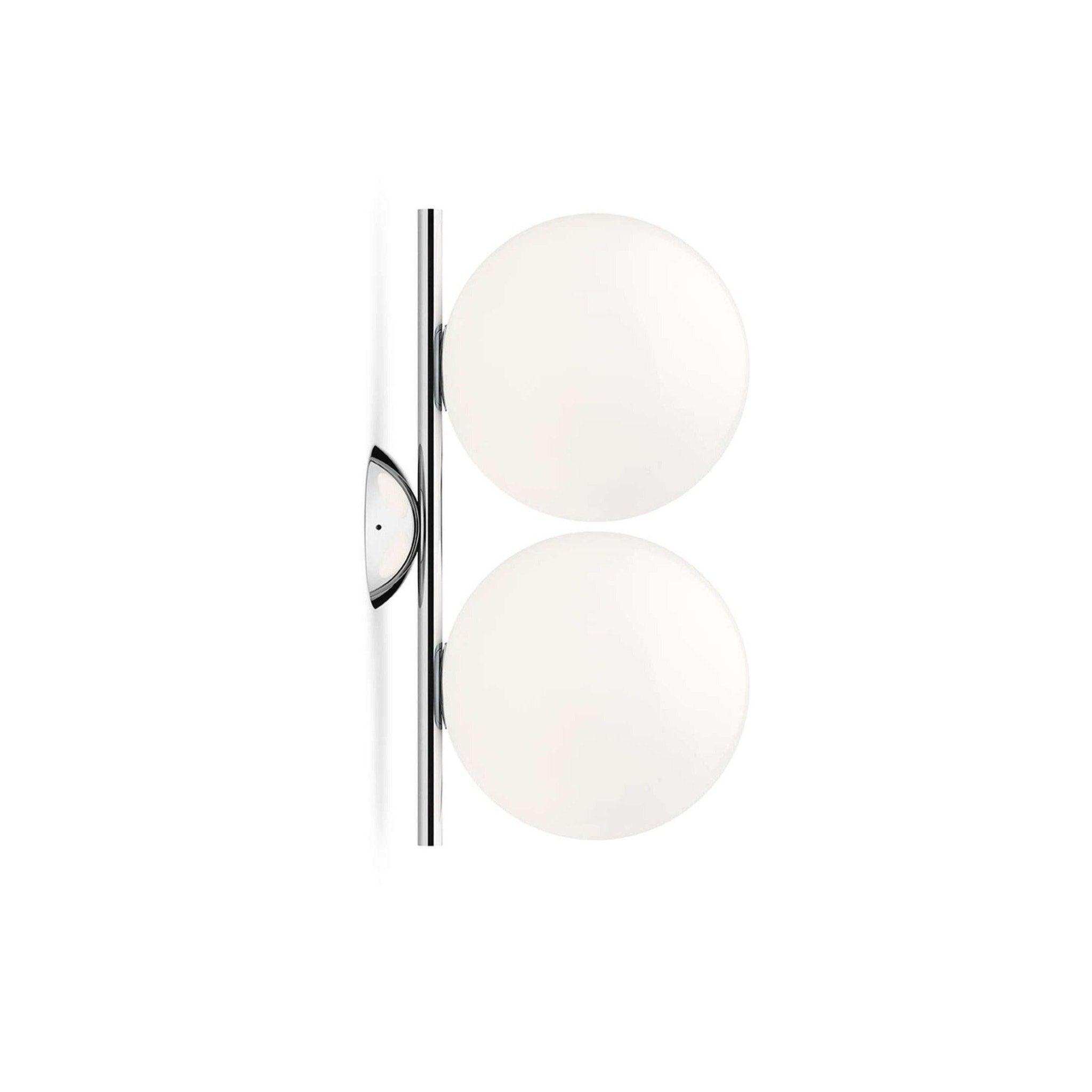 Lampa ścienna IC LIGHTS DOUBLE chromowany Flos S bez żarówek Eye on Design